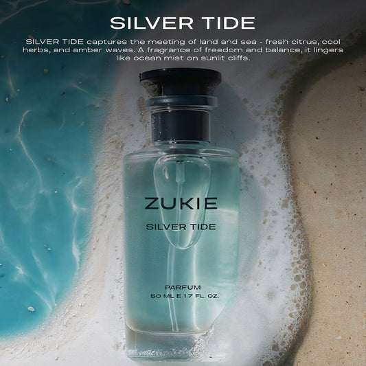 SILVER TIDE | Perfume with FREE Attar Roll-on | Unisex