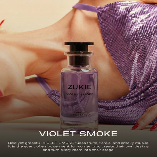 VIOLET SMOKE | Perfume with FREE Attar Roll-on | For Her
